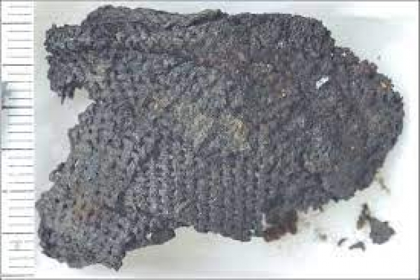 A piece of cloth from the Çatalhöyük site in Turkey