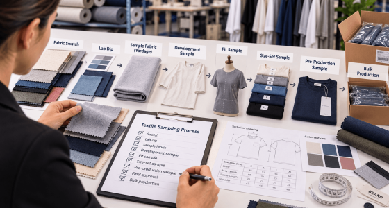 Textile Sampling Process: From Swatch to Bulk Order