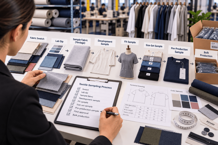 Textile Sampling Process: From Swatch to Bulk Order